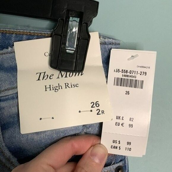 Abercrombie Curve Love The Mom High Rise NWT - Picture 7 of 10
